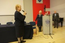 Gratulacje składają przedstawiciele śląskich  Uniwersytetów Trzeciego Wieku