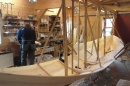 Warsztat   produkcji  łodzi  wikingów w Osogro